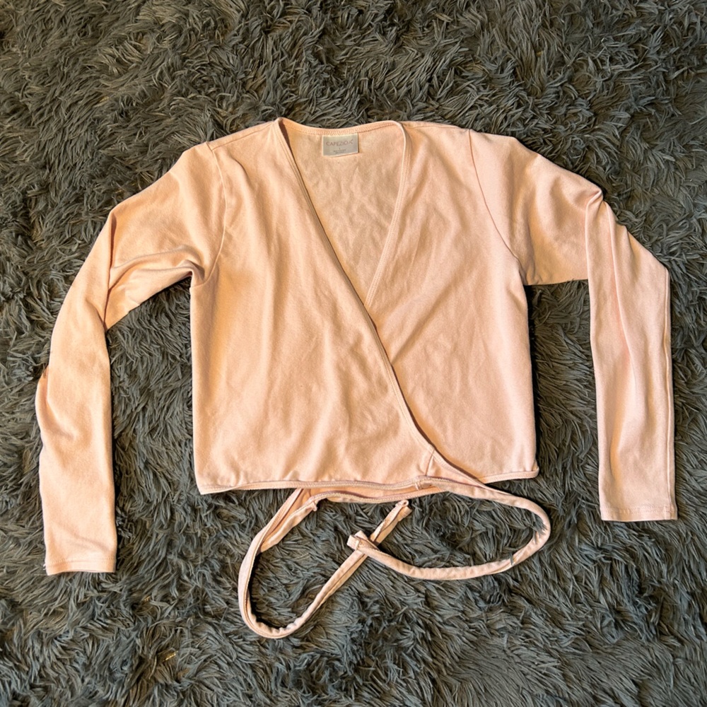 Capezio Light Pink Ballet Wrap Top
